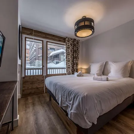 Апартаменты 1850 - 55 M² - 4 Pers - Skis Aux Pieds - Parking - Fr-1-631-184 Куршевель