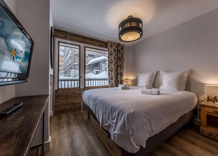 Апартаменти 1850 - 55 M² - 4 Pers - Skis Aux Pieds - Parking - Fr-1-631-184 Куршавель